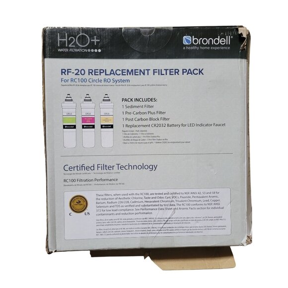 Brondell RF-20 Water Filter Replacement for RC100 Circle RO System - Picture 5 of 5
